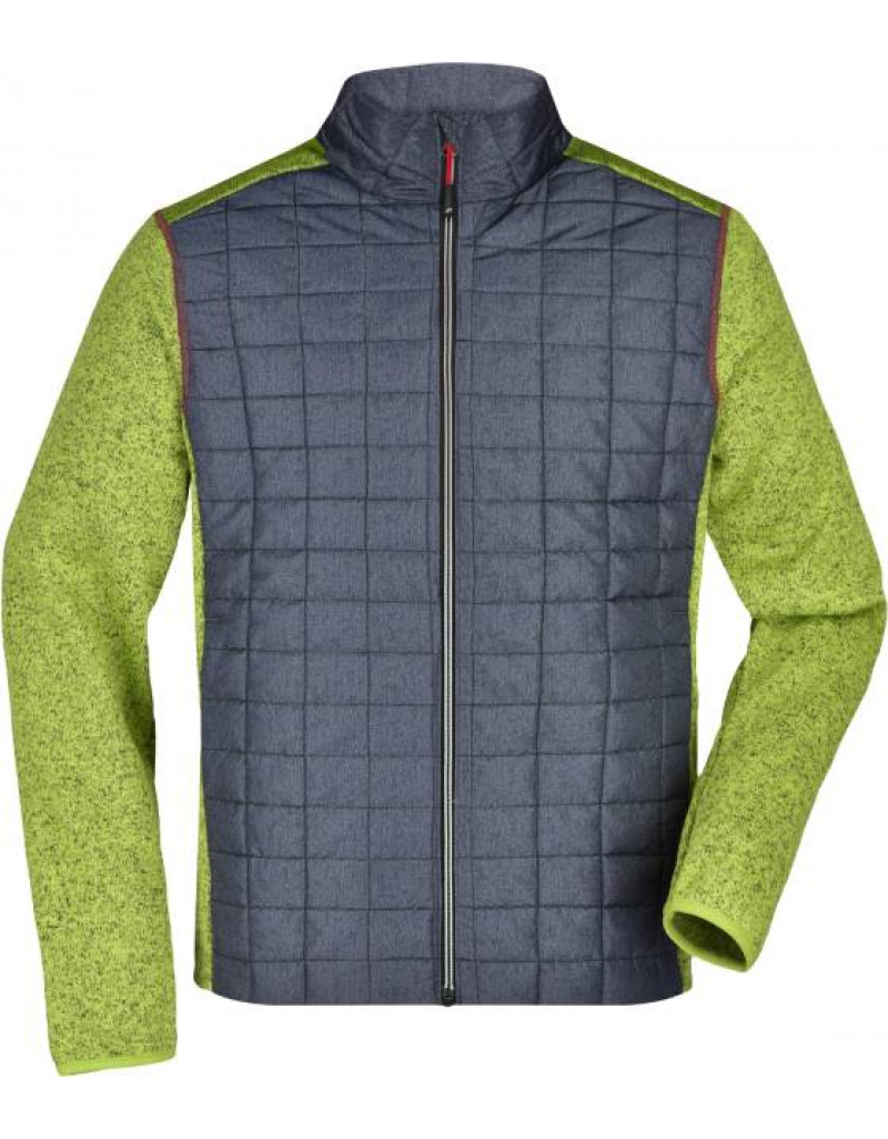 Jachetă hibridă tricotată fara gluga pentru bărbați